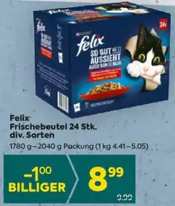 Billa Felix Frischebeutel 24 Stk. 1780g-2040g Angebot