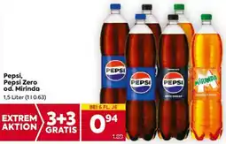 Billa Pepsi, Pepsi Zero od. Mirinda 1.5Liter Angebot