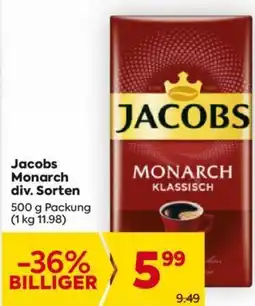 Billa Jacobs Monarch 500 g Angebot
