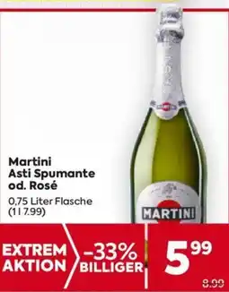 Billa Martini Asti Spumante od. Rosé 0,75 Liter Angebot