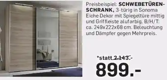 Möbel Ludwig SCHWEBETÜREN- SCHRANK Angebot