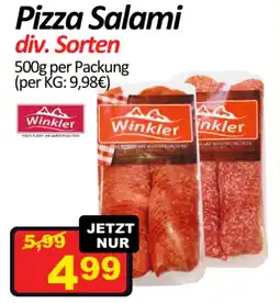 Wurstico Pizza Salami 500g Angebot