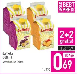 Sutterlüty Lattella 500ml Angebot