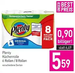 Sutterlüty Plenty Küchenrolle 6 Rollen/8 Rollen Angebot