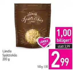 Sutterlüty Ländle Spätzlekäs 200g Angebot