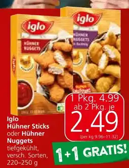 Spar Hühner Sticks Angebot