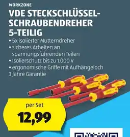 Hofer VDE STECKSCHLÜSSEL- SCHRAUBENDREHER 5-TEILIG Angebot
