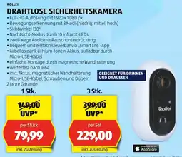 Hofer DRAHTLOSE SICHERHEITSKAMERA Angebot