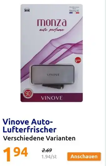 Action Vinove Auto- Lufterfrischer Angebot