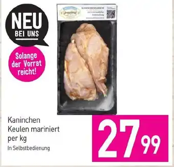 Sutterlüty Kaninchen Keulen mariniert per kg Angebot