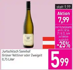 Sutterlüty Jurtschitsch Sonnhof Grüner Veltliner oder Zweigelt 0.75L Angebot