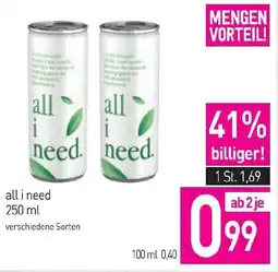 Sutterlüty all i need 250ml Angebot
