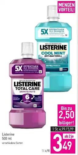 Sutterlüty Listerine 500 ml Angebot