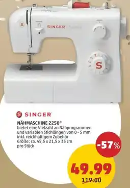 PENNY SINGER NÄHMASCHINE 2250 Angebot