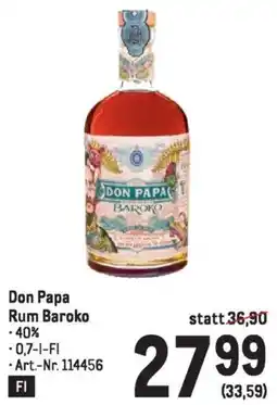 Metro Don Papa Rum Baroko Angebot