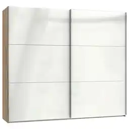 XXXLutz Schwebetürenschrank in Weiß, Eichefarben Angebot
