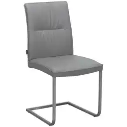 XXXLutz Schwingstuhl in Edelstahl Echtleder pigmentiert Angebot