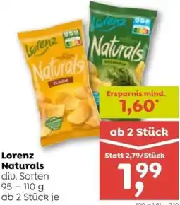 ADEG Lorenz Naturals diu. Sorten 95-110 g Angebot