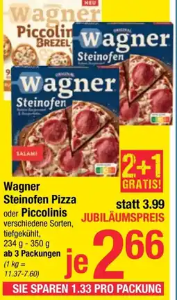 Maximarkt Wagner Steinofen Pizza oder Piccolinis Angebot