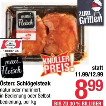 Maximarkt Österr. Schlögelsteak Angebot