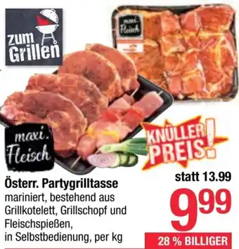 Maximarkt Österr. Partygrilltasse Angebot