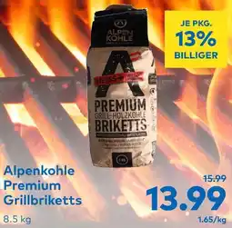 Alpenkohle Premium Grillbriketts 8.5kg