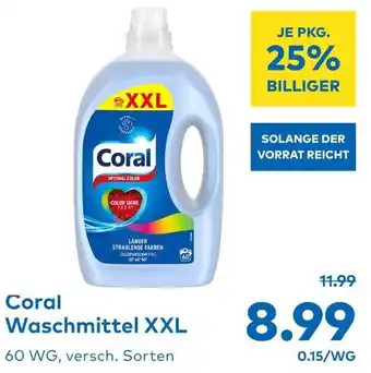 T&G Coral Waschmittel XXL Angebot