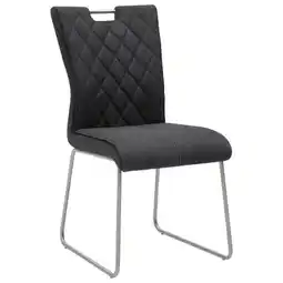 XXXLutz Stuhl in Edelstahl Lederlook Angebot