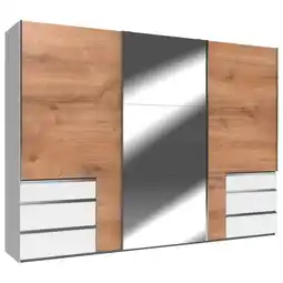 XXXLutz Schwebetürenschrank in Weiß, Eichefarben Angebot