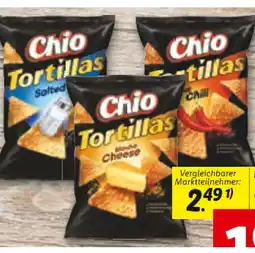 Lidl Chio Tortilla Chips versch. Sorten Lidl 110 Gramm 1 Packung Angebot