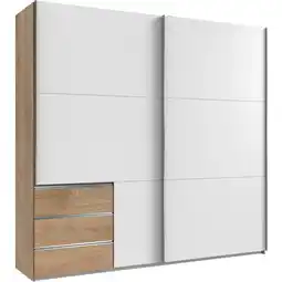 XXXLutz Schwebetürenschrank in Weiß, Eichefarben Angebot