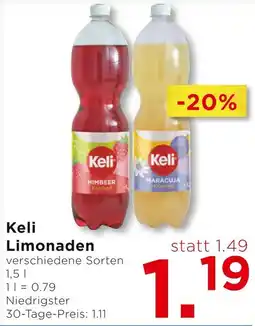Unimarkt Keli Limonaden 1.5L Angebot