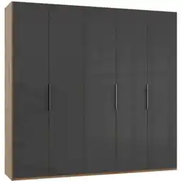 XXXLutz Drehtürenschrank in Grau, Eichefarben Angebot
