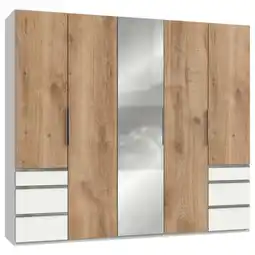 XXXLutz Drehtürenschrank in Weiß, Eichefarben Angebot