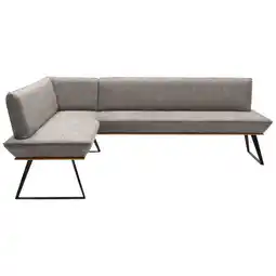 XXXLutz Eckbank 163/223 cm in Schwarz, Eichefarben, Hellbraun Angebot