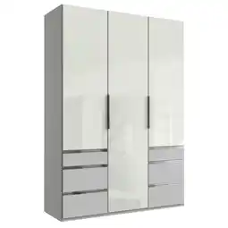 XXXLutz Drehtürenschrank in Grau, Weiß Angebot