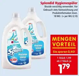 Interspar Splendid Hygienespüler Angebot