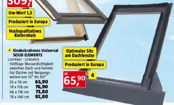 Bauhaus Eindeckrahmen Universal SOLID ELEMENTS 55x78cm Angebot