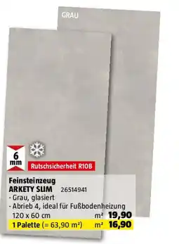Bauhaus Feinsteinzeug ARKETY SLIM Angebot