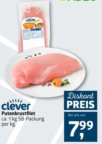 ADEG Clever Putenbrustfilet 1Kg Angebot