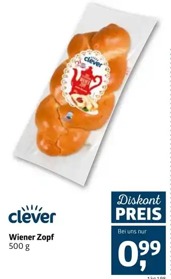 ADEG Clever Wiener Zopf 500 g Angebot