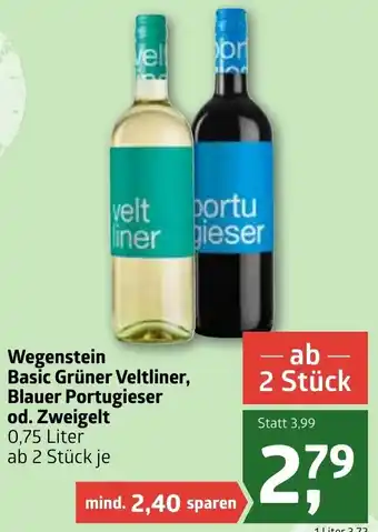 ADEG Wegenstein Basic Grüner Veltliner,0,75 Liter Angebot
