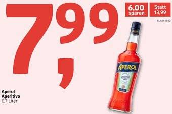 ADEG Aperol Aperitivo 0,7 Liter Angebot