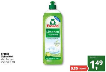 ADEG Frosch Spülmittel 750/500 ml Angebot
