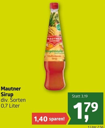 ADEG Mautner Sirup 0,7 Liter Angebot