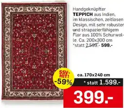 Möbel Ludwig Handgeknüpfter TEPPICH Angebot