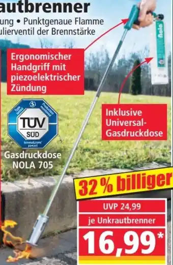 Norma Unkrautbrenner Angebot