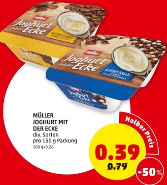 PENNY Müller Joghurt Mit Der Ecke 150 g Angebot