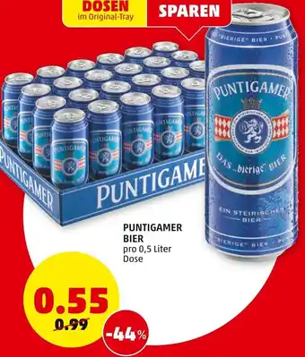 PENNY Puntigamer Bier 0,5 Liter Angebot