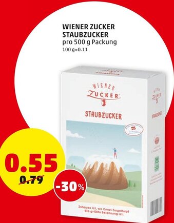 PENNY Wiener Zucker Staubzucker 500 g Angebot